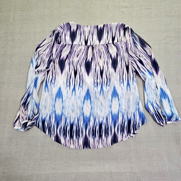 A.N.A. A New Approach Cowl Neck Blouse Size XL Sheet Split Sleeve Pullover - Picture 11 of 14